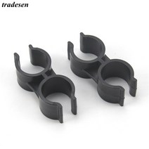 수도용pe관 농업용 배수로관 부속 커넥터 16mm 20mm 50mm i.d25mm pvc 파이프 더블 플라스틱 클램프 h 형 클램프 정원 홈, 14