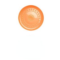 슬개골탈구 재활 강아지어질리티 애완 동물 장난감 대형 개 비행 디스크 tpr 부드러운, s, 주황색