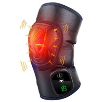 헬리케어 무선 USB충전방식 진동 온열 무릎찜질기 팔꿈치 어깨 다관절 활용성 통기성 네오프랜 소재 3단계 진동 온도 조절기능, B타입