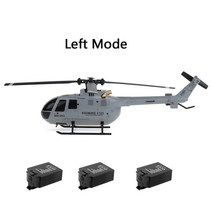Eachine E120 RC 헬리콥터 2.4G 4CH 6 축 자이로 광학 흐름 로컬라이제이션 플라이바리스 스케일 드론, 03 Left Mode 3B