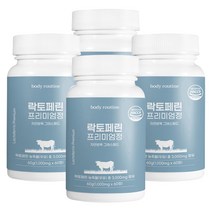 바디루틴 락토페린, 60정, 4개