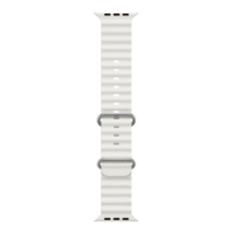 NUBASE 애플워치 8 울트라 호환 오션밴드 (41/45/49mm), 38/40/41mm, 화이트