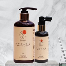 (1+1) 탈모완화 약산성 탈모샴푸 세트 (샴푸300g+헤어토닉100ml) 트리트먼트증정, 옵션선택, 탈모샴푸300g+헤어토닉 100ml (트리트먼트증정)