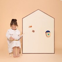 [바보사랑] 릴리후스 원톤 M 유아 자석 칠판 보드, 상세 설명 참조, 색상:아이보리 / 프레임:네츄럴