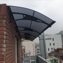 캐노픽스 1000x1500 비가림막 현관 창문 차양 렉산 자재 테라스가림막, 열차단3t, 블랙, 은백색(기본색상)