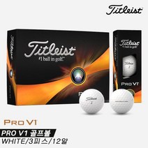 타이틀리스트 PROV1 골프공(2023년형 로고볼), 12개, 6개