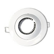 (주)블루앤엘이디 4인치 MR16 원형 매입 등 기구 램프 각도조절, 1개