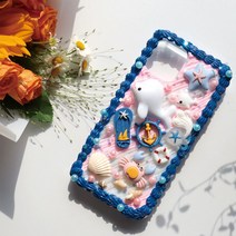 제이포니 데코덴 폰케이스 꾸미기 세트 DIY ﻿룰루의 핑크 빛 바다