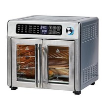 Emeril Everyday 392364 Lagasse 26QT 엑스트라 라지 에어 프라이어 프렌치 도어 컨벡션 토스터 오븐 스테인리스 스틸