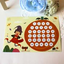 호박마녀 칭찬보드 + 칭찬스티커 세트