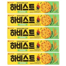 롯데제과 하비스트 오리지널 100g 5개