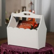 플라워잡지꽂이 국내제작 로맨틱잡지꽂이 책꽂이 책장 신문꽂이 정리함 잡지대 홈오피스가구, 엔틱