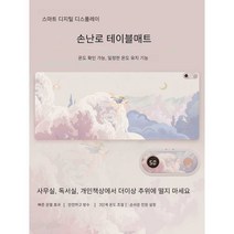 데스크히팅패드 온열마우스패드 사무실책상워머 난방테이블, 유니콘