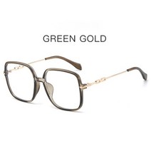 얼굴형에맞는안경 티타늄 빅사이즈 투명 금테 하금테 안경테 사각형 선글라스 전체 테두리 빅 프레임 금속 안티 블루 선글라스