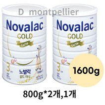 노발락 골드 지니 분유 3단계, 1600g, 5개