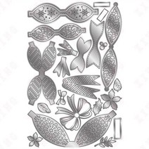 크리스마스 스크랩북 우표 템플릿크리스마스 도착 새로운 금속 절단 다이커팅다이 307, y7788-다이