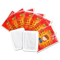 미니 붙이는 파스형 핫팩 100매 7cm x 10xm 소형 22g