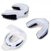 CFR Adults Boxing Mouth Guard Teeth Protector MMA Sports Mouthpiece With Case Q 572003, White 572003