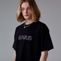 니어러스 반팔티 오버핏 남녀공용 레인보우 리플렉트 필름 프린트 발광 커플티 블랙 검정 남자 여성 여름 티셔츠 20수면티 시원한 싱글이중지컴팩드 티셔츠예쁜쇼핑몰 감동의여름티 여름옷 심플티 반소매 고퀄리티 선물추천 라운드 단체복 추천 반팔