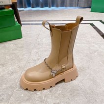 여성 가죽 레이스업 하이힐 마틴 롱 부츠 키높이 워커 벨벳 마틴 통굽 웨지 구두 장식 225-250