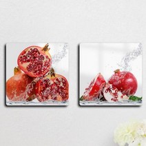 바보사랑 폼아크릴액자18CmX18CmX2ea 시원한풍수석류.꾸밈(무료배송)