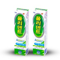 폴리덴트 의치접착제틀니접착제 부착재 무향 70g x2팩