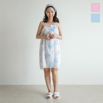 쁘띠쁘랑 여성 쉬폰 샤워 골프 탑 가운(UD07529-2) 아이앤유샵, FREE(55~66), 7529-2핑크(PK)