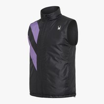 [스파이더 공식 아울렛] 풋볼 프로웹 컬러 블록 다운 베스트 SPGWCNDV211UBLK