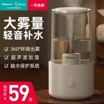 자연기화식가습기 Hisense 가습기 홈 침실 대용량 사무실 임산부 및 아기 공기 정화 소형 아로마 테라피 스프레이 음소거, [06] 터치하여 업그레이드 및 증가