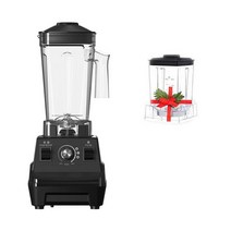 BioloMix-미니 프로 1800W 고출력 스무디 블렌더 BPA 프리 1.8L 및 0.6L 듀얼 병 고성능 주방 믹서 쥬서, [04] G5001 BLACK, [04] KR