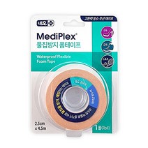 네오메디플렉스 물집방지 폼테이프 베이지 1롤 고탄력 방수 쿠션 테이프 손가락 테이핑 발가락물집, 5개