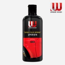 [유니크워시] 타이어 왁스 광택복원제 카샴푸 휠 크리너 500ml 300ml 자동차세정 보호 발수효과, 광택복원제300ml