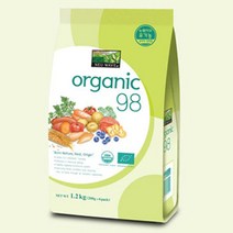 애견사료 오가닉98 1kg 강아지 뉴웨이브 사료 소포장 888EA, 하이니몰82 본상품선택