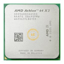 컴퓨터 cpu AMD Athlon 듀얼 코어 CPU 프로세서 64 X2 5600 2.8 GHz ADA5600IAA6CZ 소켓 AM2, 한개옵션0