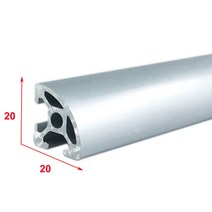 알루미늄레일 슬라이드레일 루프박스 2020R-6 EU 알루미늄 프로파일 100-800mm 길이 1/4 곡선 선형 레일 D, 01 100mm