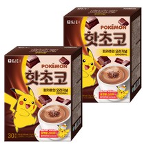[요모조모] 담터 핫초코 오리지널 30T+30T (총 60T) 포켓몬 피카츄 + 요모조모물티슈