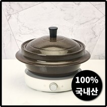 국내산 무쇠 가마솥 황토 도자기 코팅 솥밥 인덕션 뚝배기 누룽지만들기 14cm/16cm/20cm/22cm, 무쇠가마솥22cm
