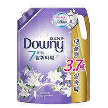 다우니 탈취파워 화이트티와 릴리 초고농축 섬유유연제 리필, 2.6L, 1개