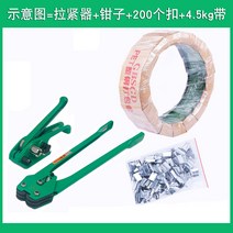 휴대용 밴딩기 밴딩 기계 노끈 결속기 소형 수동 포장기 반자동 PVC, F업그레이드된조합(스팽인+펜치+1kg버클+4.5kg
