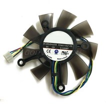75MM FD8015U12S DC12V 0.54PIN 쿨러 팬 아수스 GTX 560 GTX550Ti HD7850 그래픽 비디오 카드 냉각 드롭, 한개옵션0