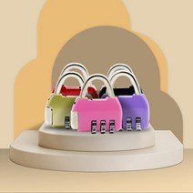 케비넷키 서랍장키 마스터키 현관키 Lintolyard 아연 합금 수화물 가방 시건장치, 빨간
