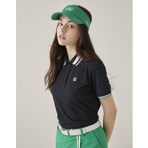23SS [ONLINE 특가]블랙 베이직 피케 카라 티셔츠 HWTS3B301BK