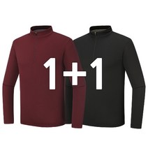 [집업 1+1] 남자 봄 여름 쿨론 집업 긴팔티 R05 작업복 단체복 쾌적한 기능성 스판티셔츠