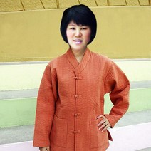 W-13 누빔잔골 브이넥카라 저고리+바지세트/생활한복/개량한복