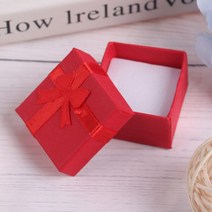 자석싸바리박스 싸바리박스 박스케이터링 10 개/대 보석 주최자 선물 상자 목걸이 귀걸이 반지 종이 포장 4, 01 RD