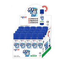 종이나라 착붙는풀 착풀 고체풀 25g 1갑 20입, 2개