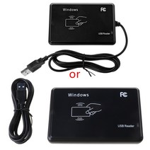 Mifare 카드 IC 카드 리더기 USB Hassel 13.56MHz MF1 S50 Thin33, 검은 색, 한개옵션1