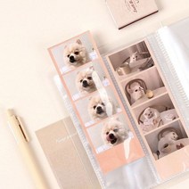네컷 사진 앨범 3P 포토 스티커 보관 첩 포켓 식 포카 콜렉트북, 2 블랙