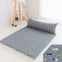 찬미디자인 2인 특가형 롱쿠션+누빔대방석세트 (평일12시까지당일발송), 닥스훈트 그레이