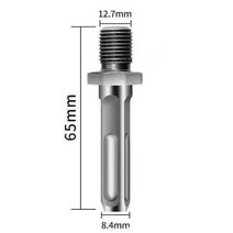 탁상드릴 장작 나무 드릴 비트 쪼개는 기계 원형육각사각 생크 콘 리머 펀치 드라이버 용 스텝, 15 Only Square Shank